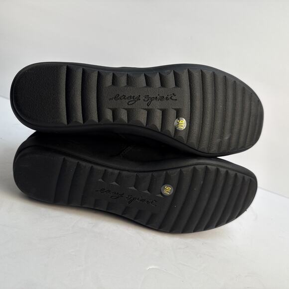 Easy Spirit Womens 9 M Sealeta Ankle Bootie Black Faux suede Square Toe NWOB - Picture 7 of 8